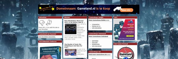 Gameland Profile Banner