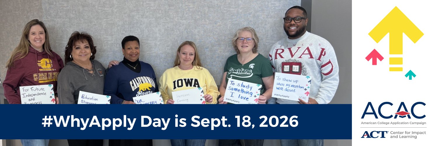 American College Application Campaign banner
