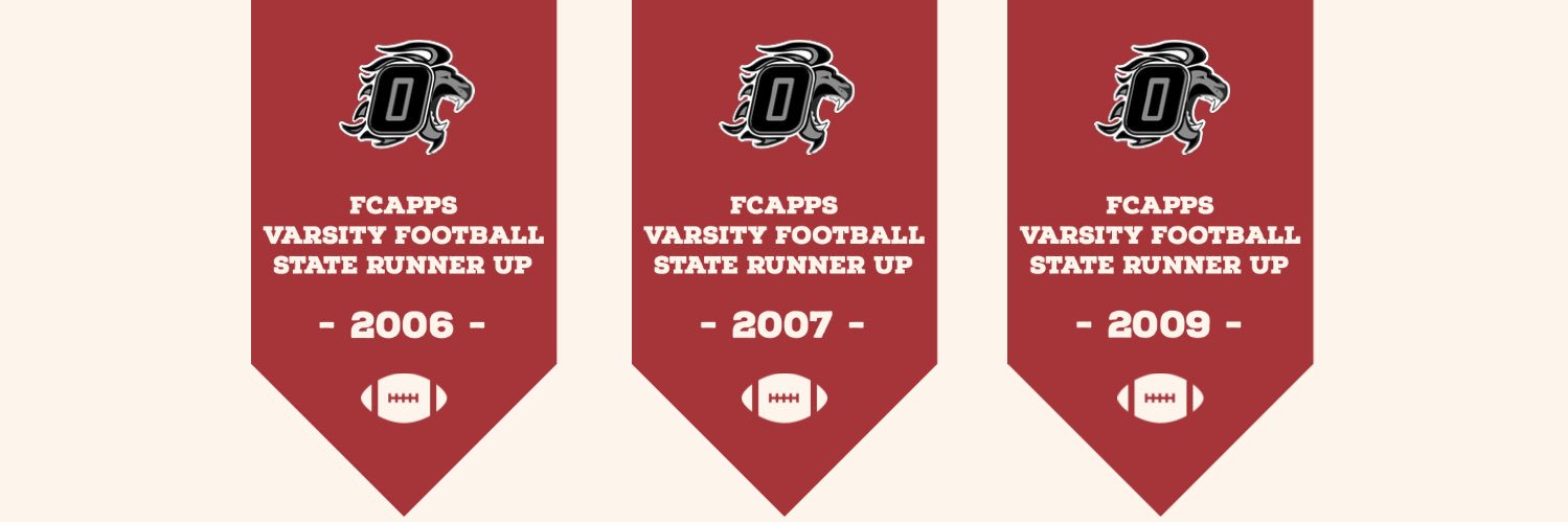 OCA Lions Football banner