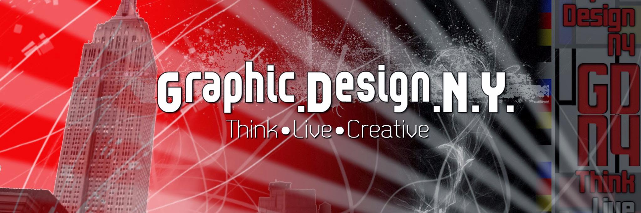 GraphicDesignNY #ThinkLiveCreative banner