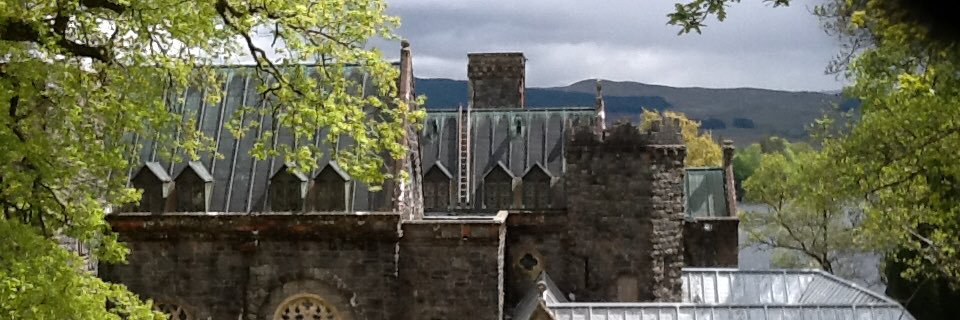St Conan's Kirk banner