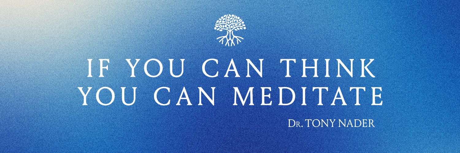 Tony Nader MD, PhD banner