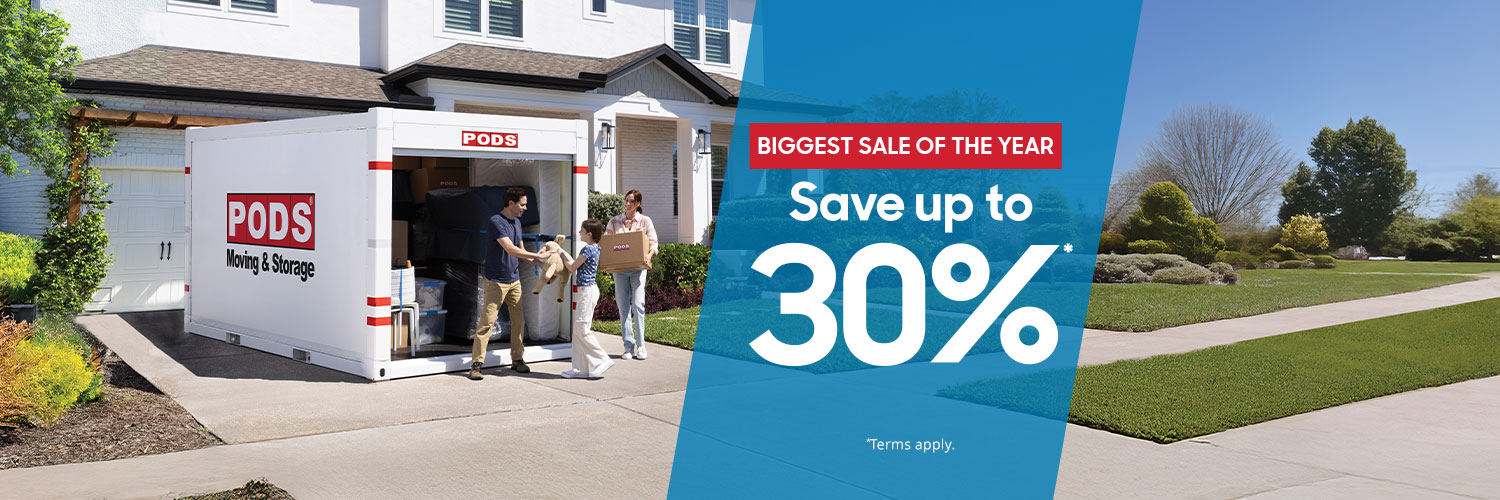 PODS Moving & Storage banner