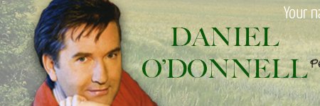Daniel O'Donnell banner
