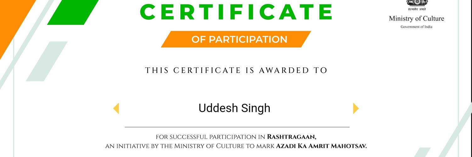 Uddesh Singh banner