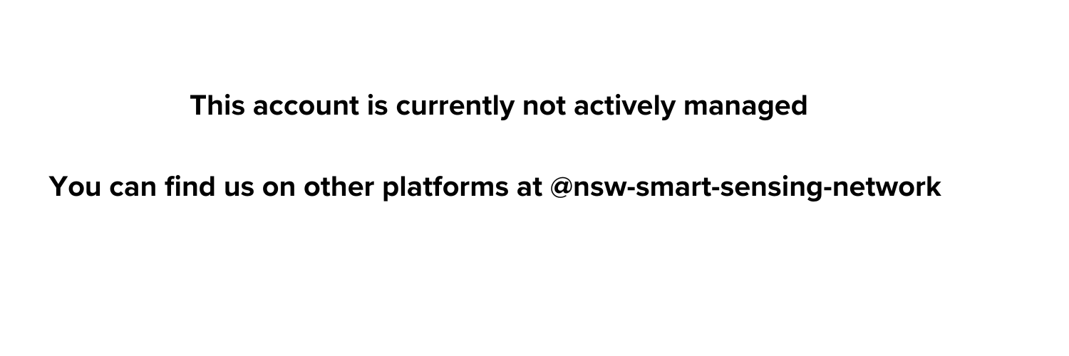 NSW Smart Sensing Network banner