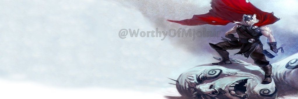 WorthyOfMjolnir's profile banner image