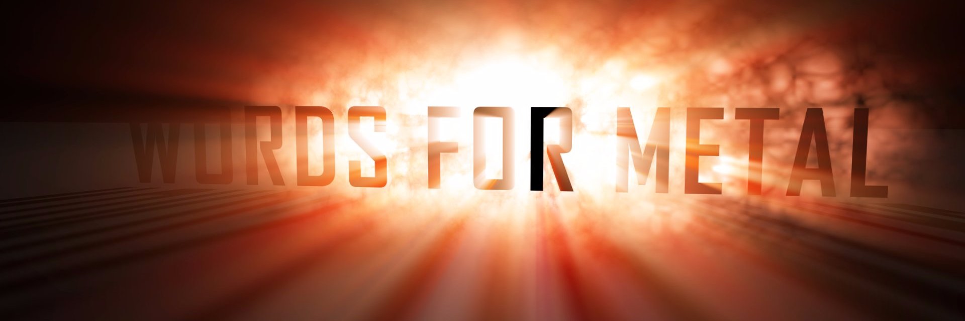 Words For Metal banner