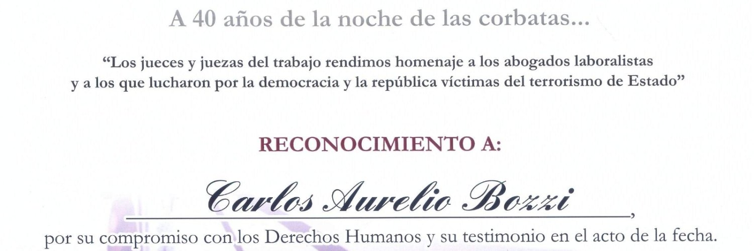 Carlos Aurelio Bozzi banner