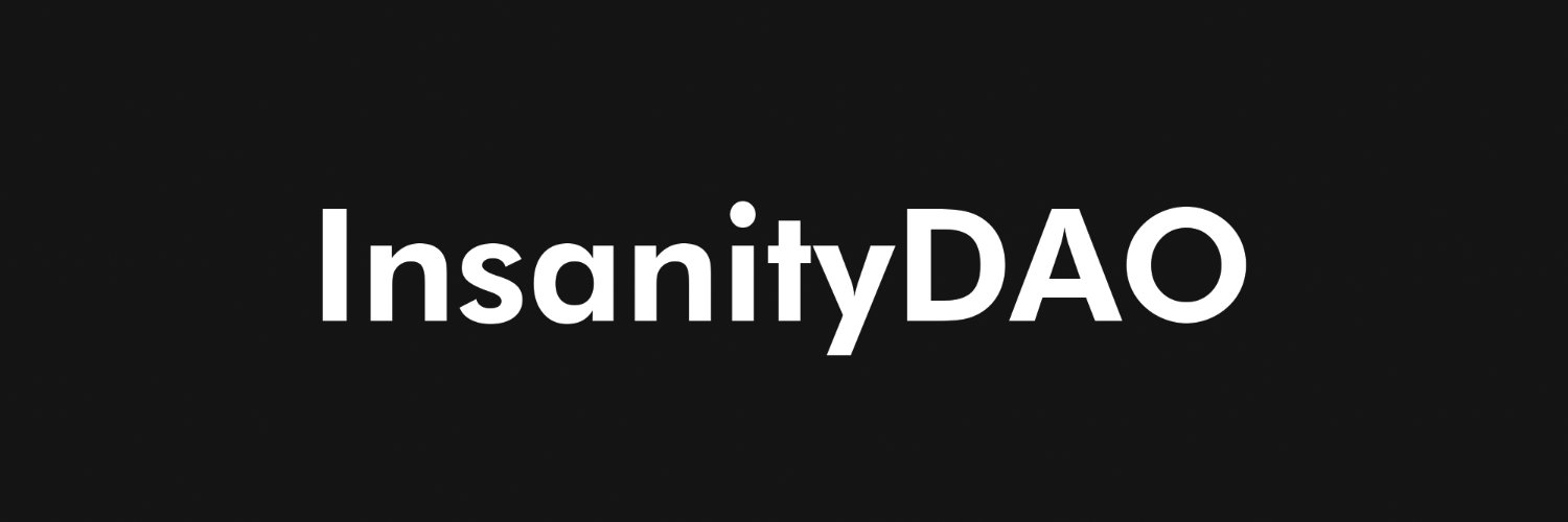 InsanityDAO banner