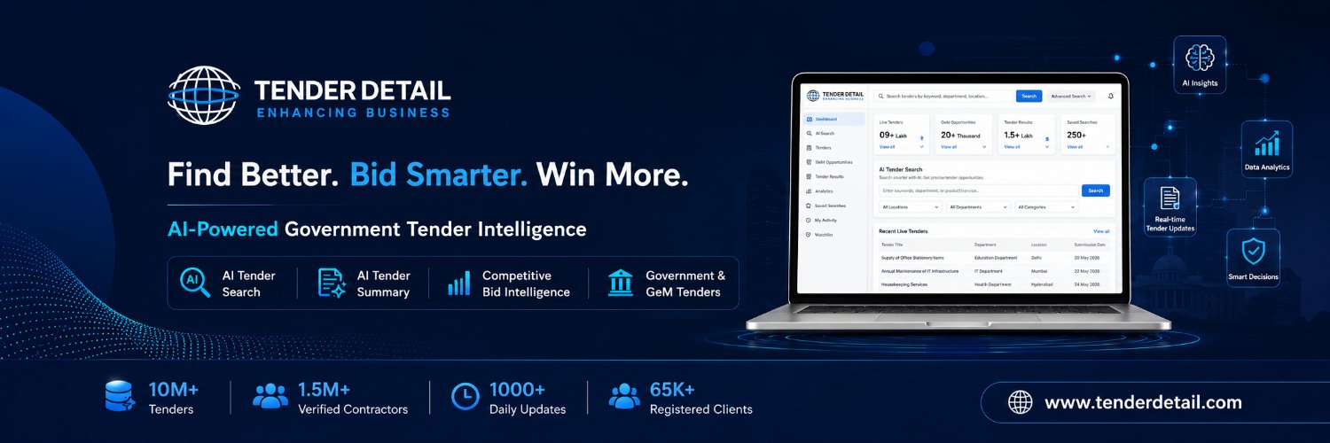 tenderindia's profile banner image