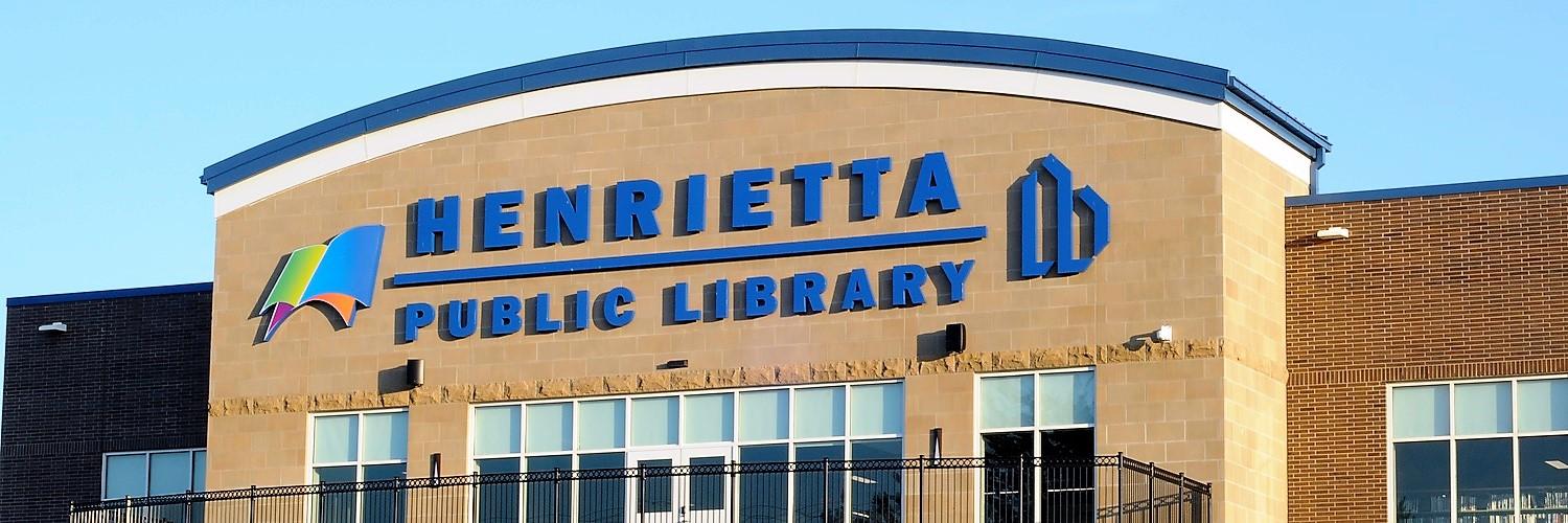Henrietta Library banner