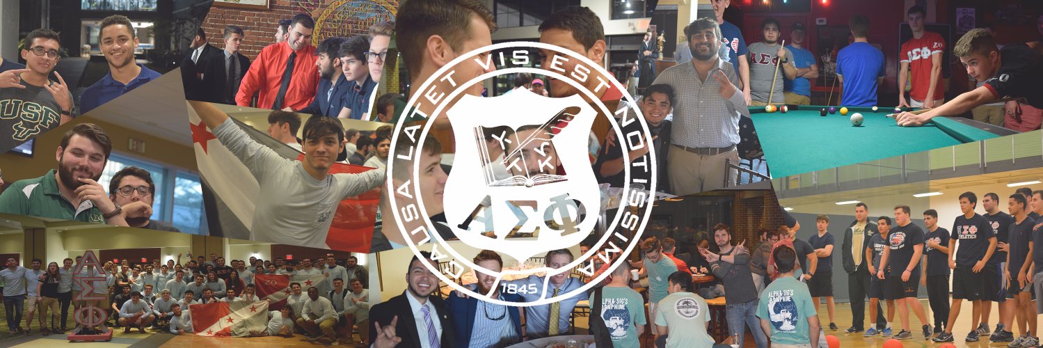 USF Alpha Sigma Phi banner