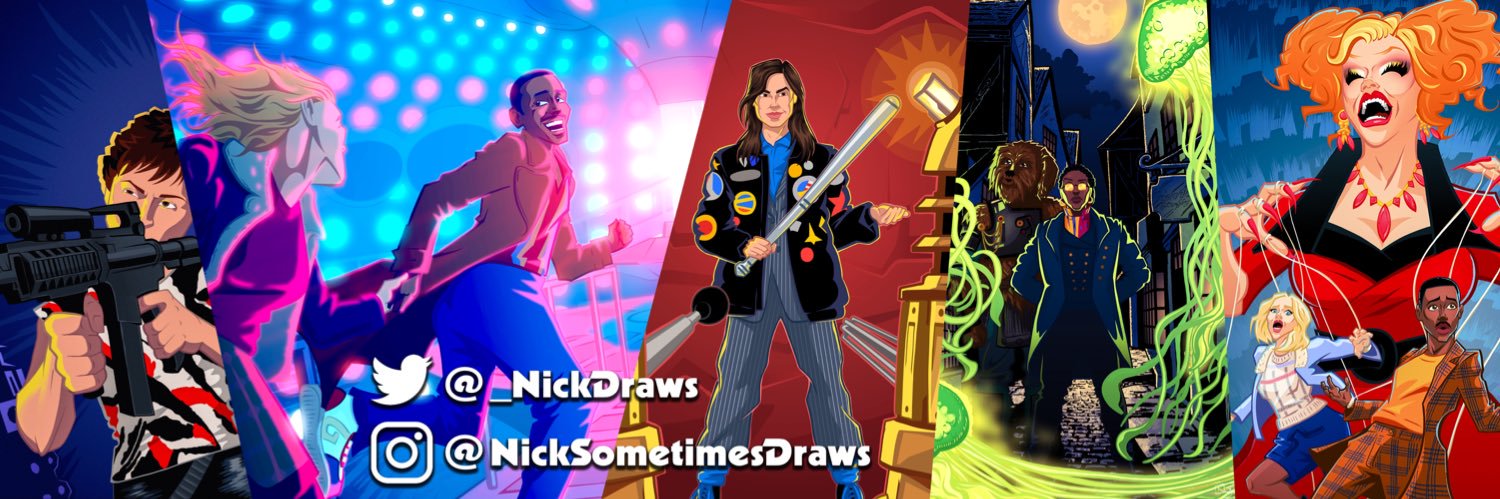 Nick Sometimes Draws banner