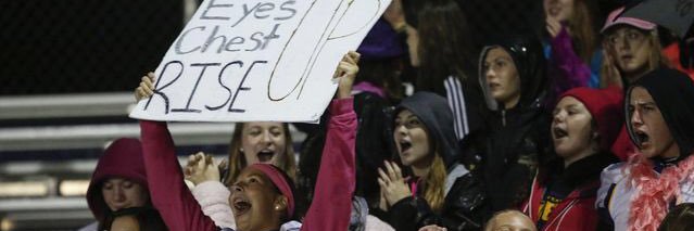TRHS Student Section banner