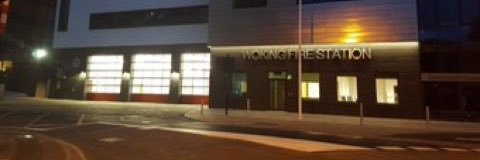 Woking Fire Station banner