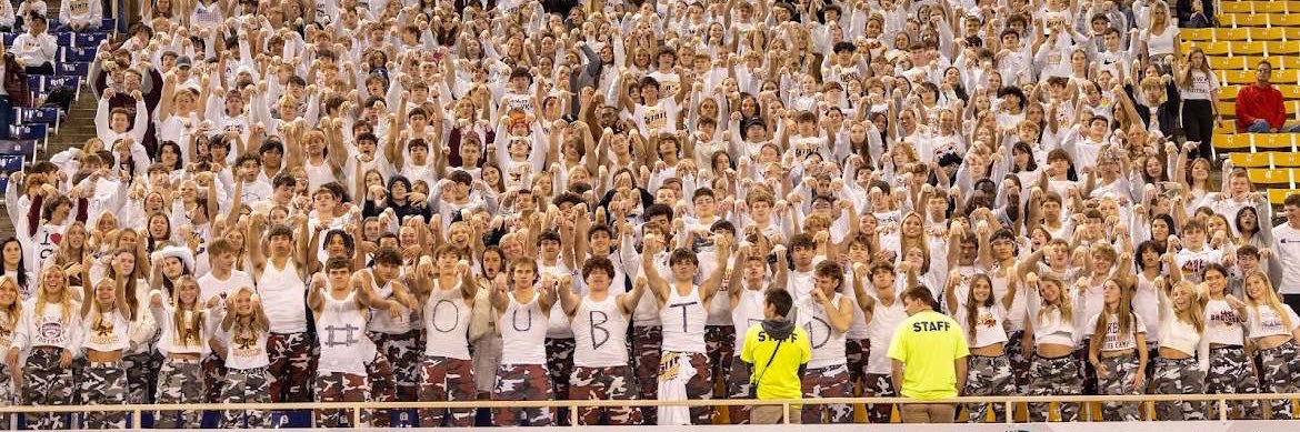 AHS Student Section banner