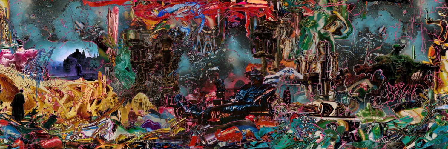 raf simons on acid banner