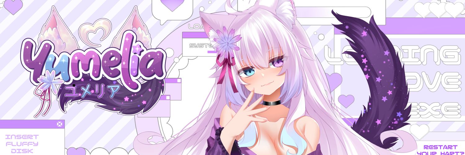 ʚ🤍YumeliaVT💜ɞ | Artist · VTuber banner