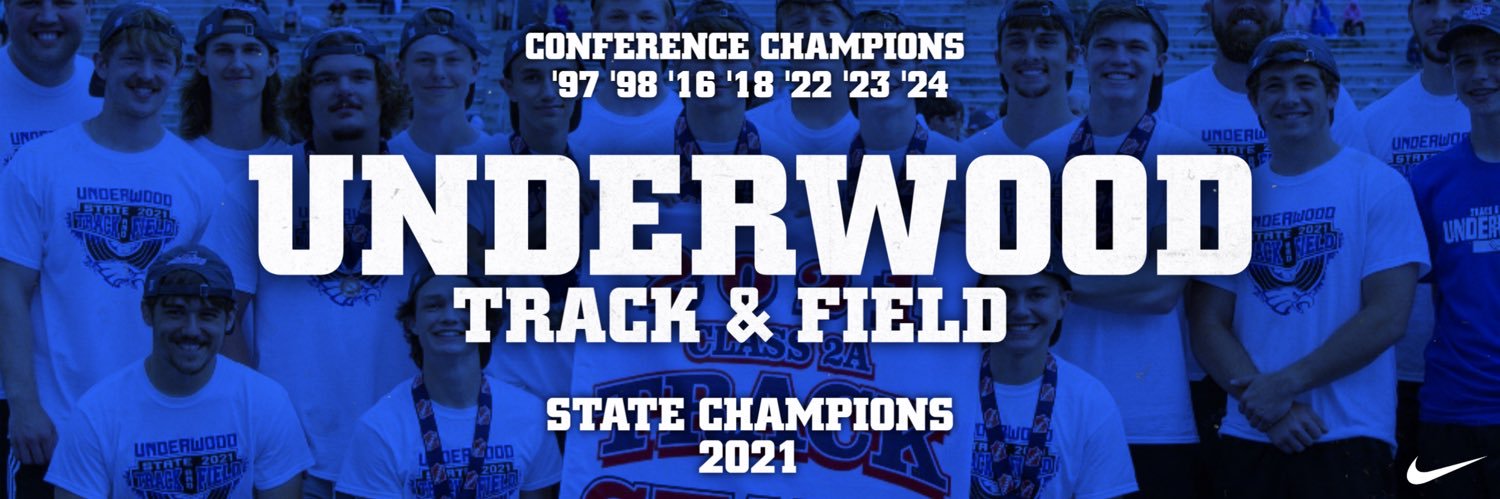 Underwood Boys Track & Field banner