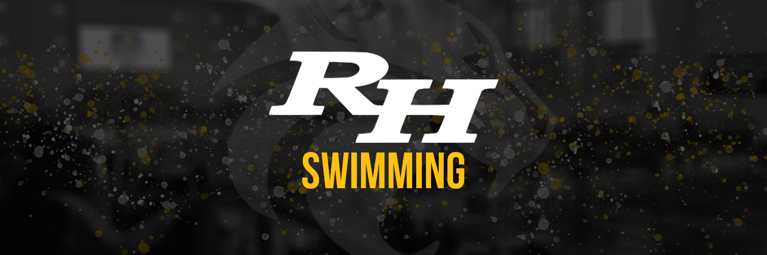 RHHS Wildcat Swimming banner
