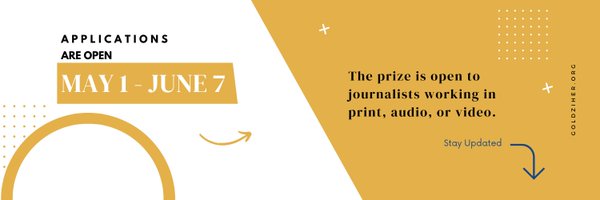 The Goldziher Prize for Journalists Profile Banner