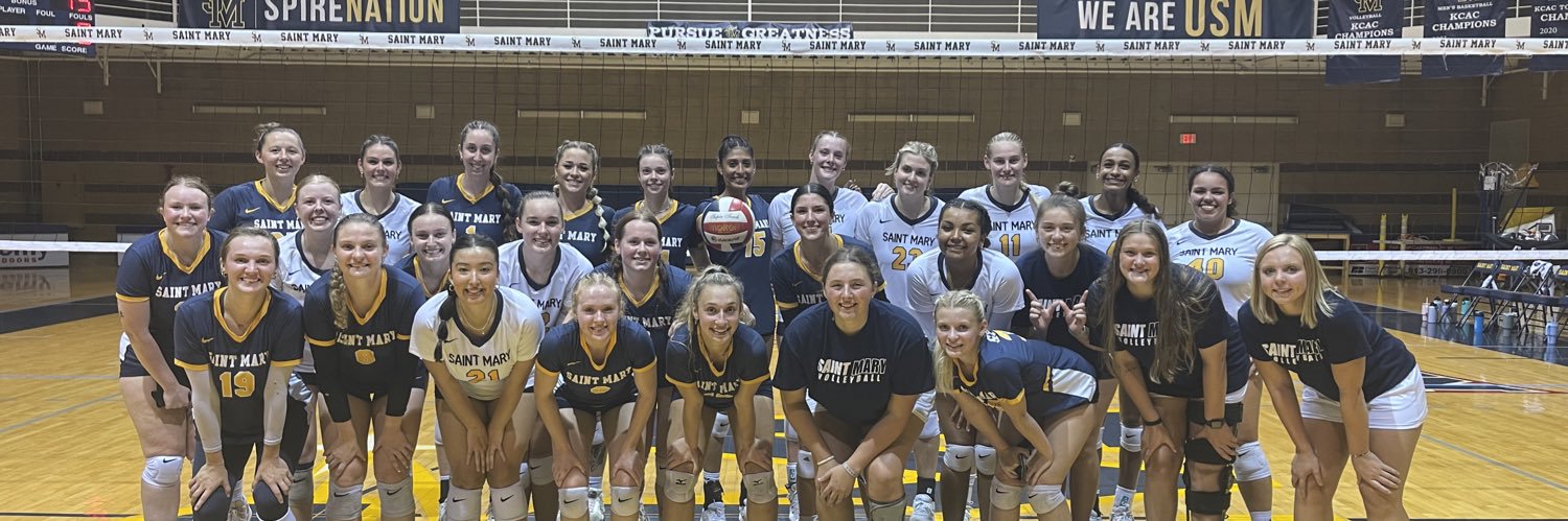 Saint Mary Volleyball banner