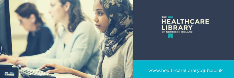 The Healthcare Library of Northern Ireland banner