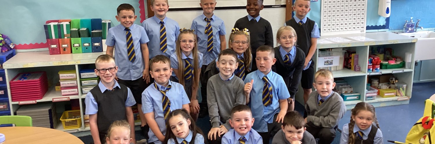 Miss Russell & P3/4 banner