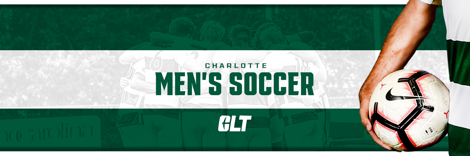 Charlotte Men's Soccer's banner