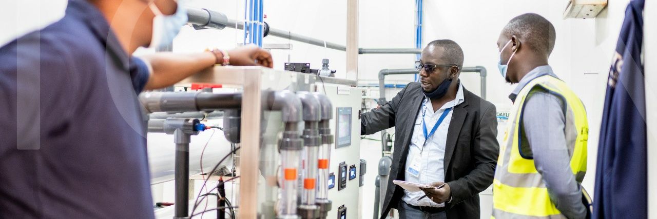 Kibera Town Centre banner