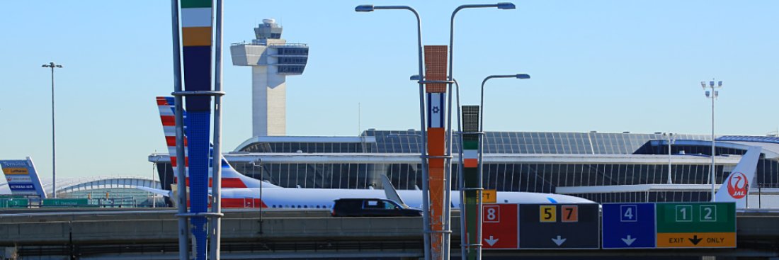 John F. Kennedy Airport's banner
