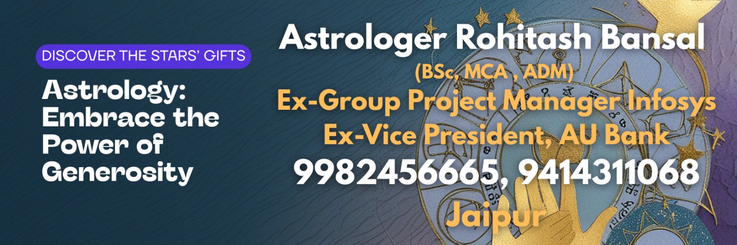 astroRohitash's profile banner image