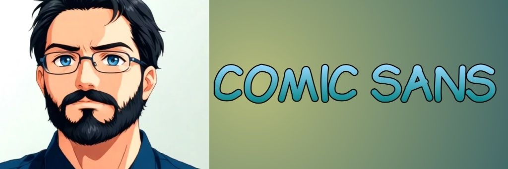 Comic Sans banner