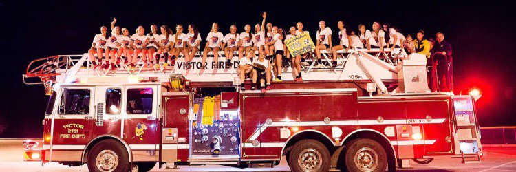 Victor Girls Soccer banner