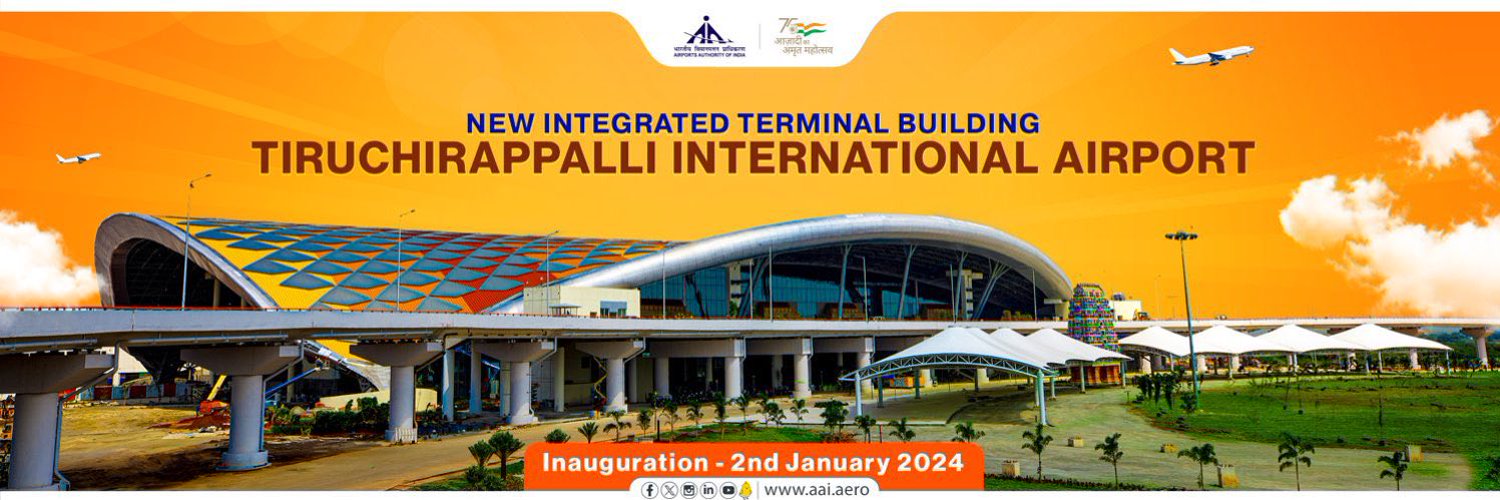 TIRUCHIRAPPALLI INTERNATIONAL AIRPORT Profile Banner