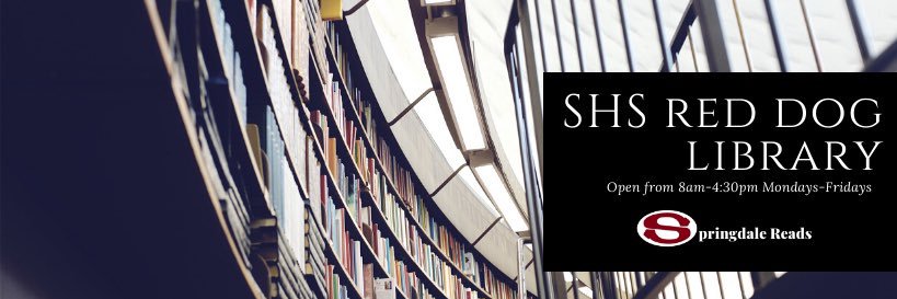 SHS Library 🐾 banner