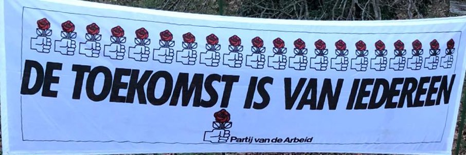 PvdA Hof van Twente banner
