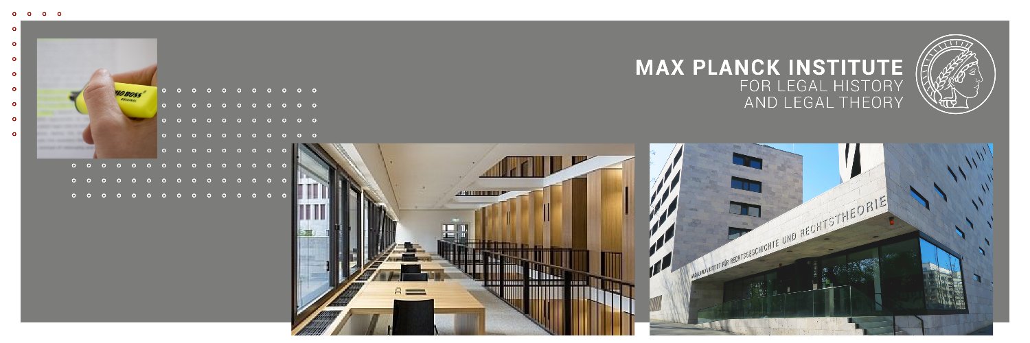 MPI Legal History and Legal Theory banner