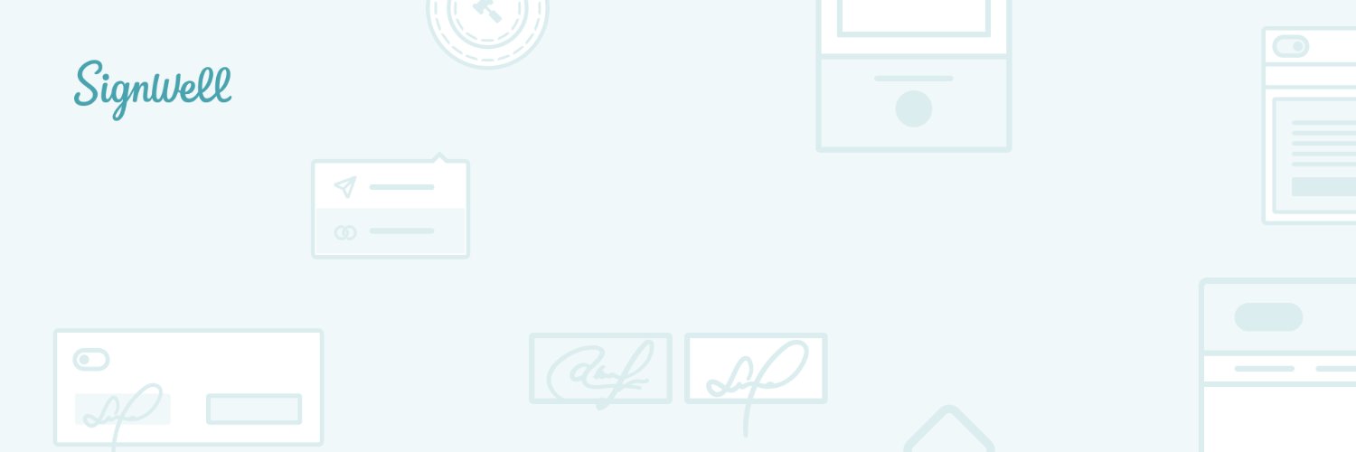 SignWell banner