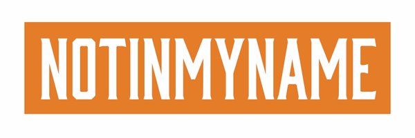NotInMyNameSL Profile Banner