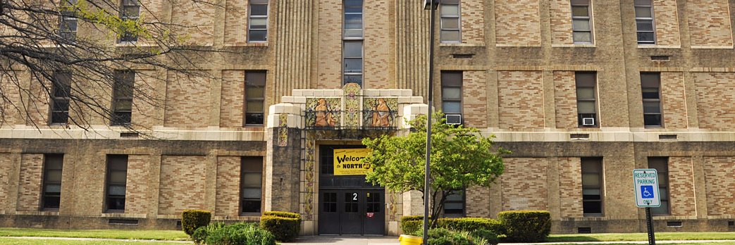 North High School banner