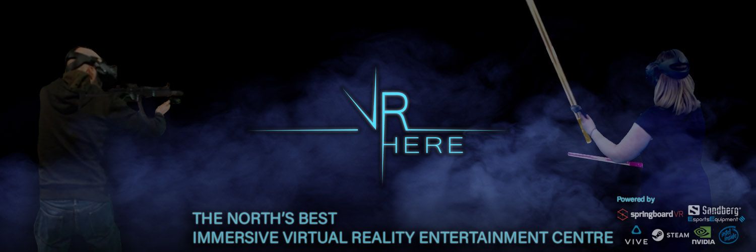 VR HERE Liverpool banner