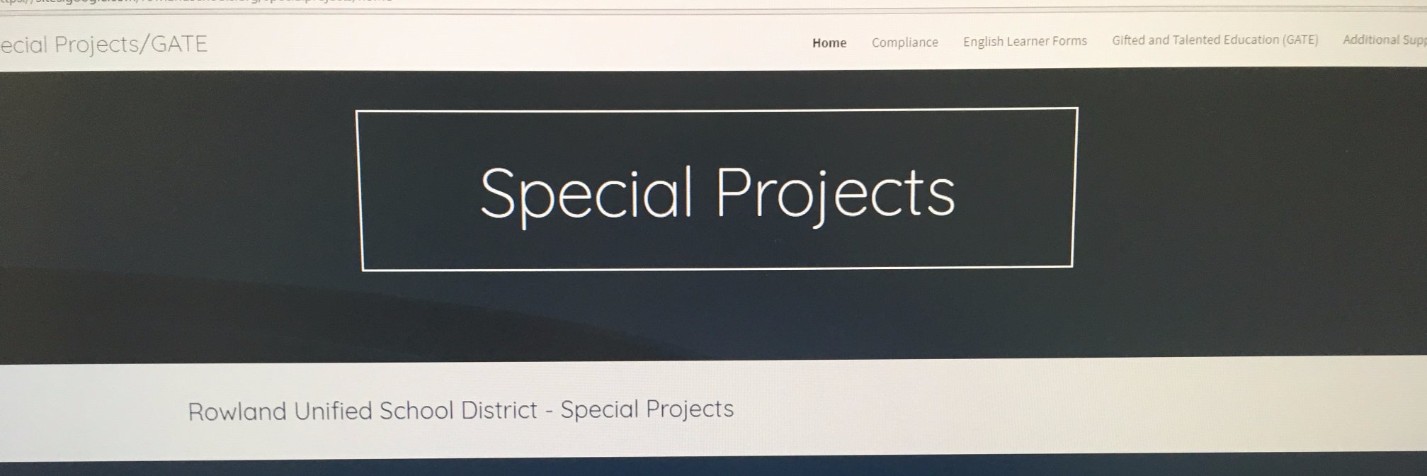 SpecialProjRUSD banner