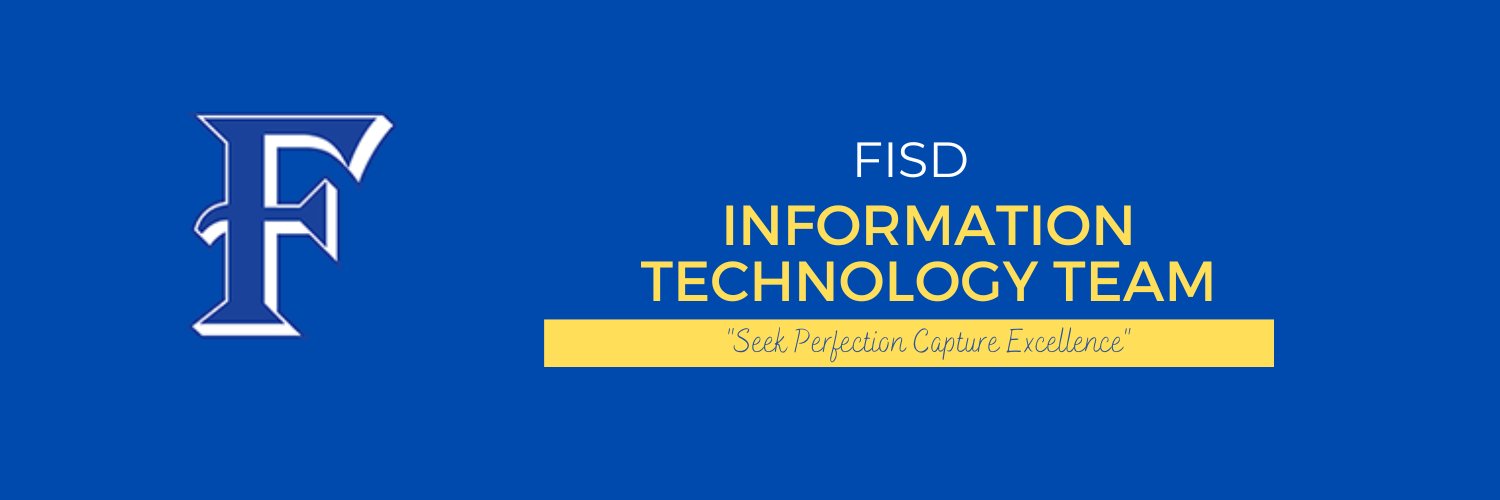 FISD Technology Dept banner