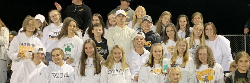 Fairview HS Student Section banner