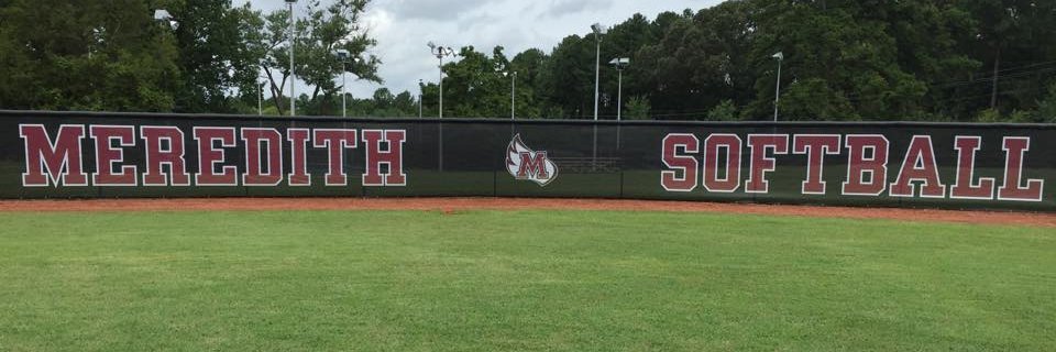 Meredith Softball banner