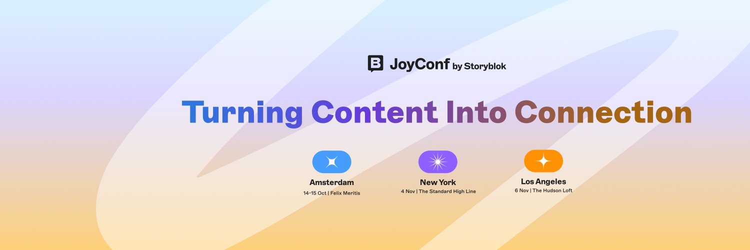 Storyblok's banner