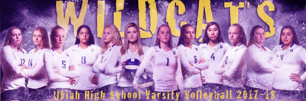 Ukiah Volleyball banner