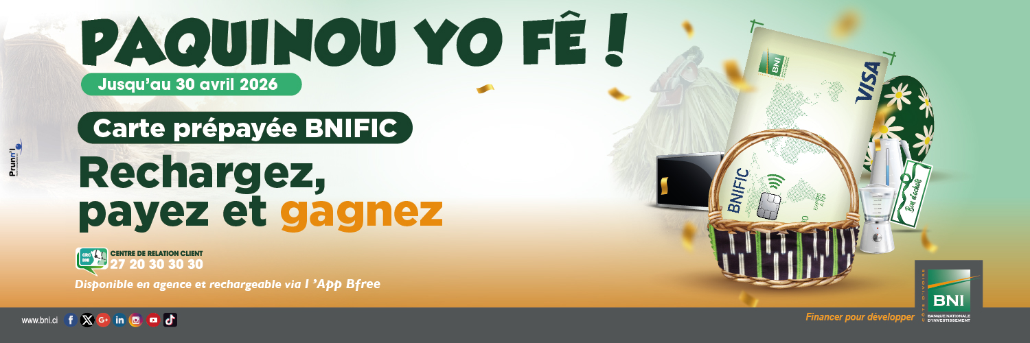 BNI Côte d'Ivoire banner